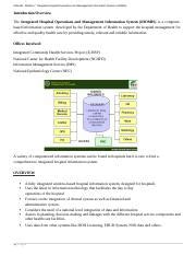 ihomis plus|Integrated Hospital Operations AND Management Information.